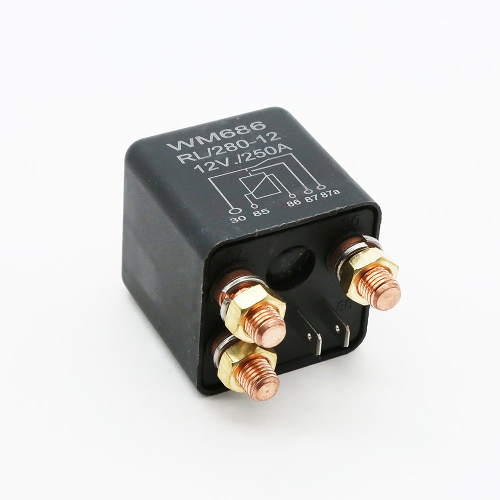 12V 250A Heavy Duty Continuous Relay On/Off Power Switcher Auto Relays for Truck Boat Van Marine Golf Carts