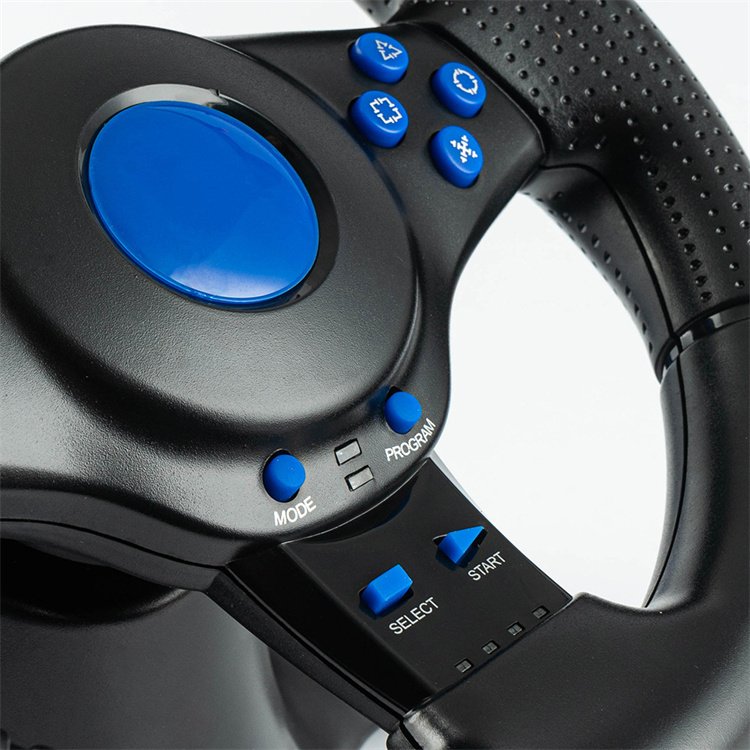 SYY Game Car Driving Steering Wheel Dual-Motor Feedback Gaming Joystick Racing Steering Kit for PS2 PS3 PS4 PC NS XBOX