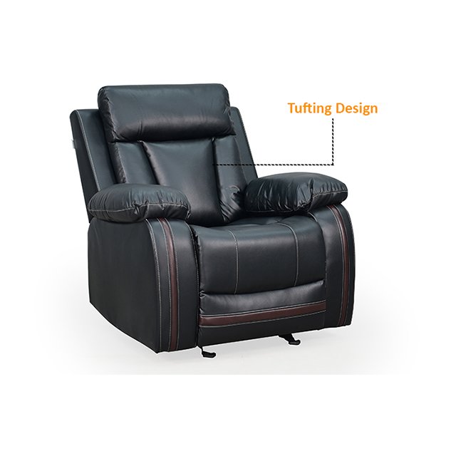 LEATHERETTE RECLINER 1S