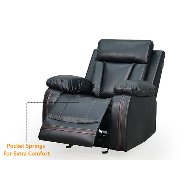 LEATHERETTE RECLINER 1S