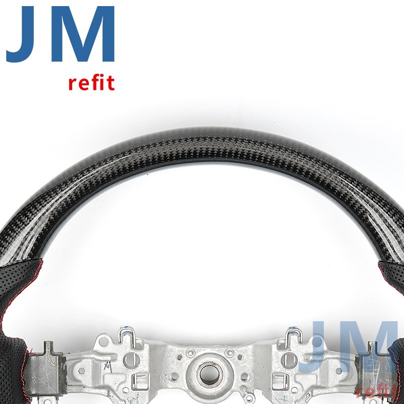 Carbon Fiber Steering Wheel For Toyota Land Cruiser / Land Cruiser Prado / Crown / Alphard 2016-2019