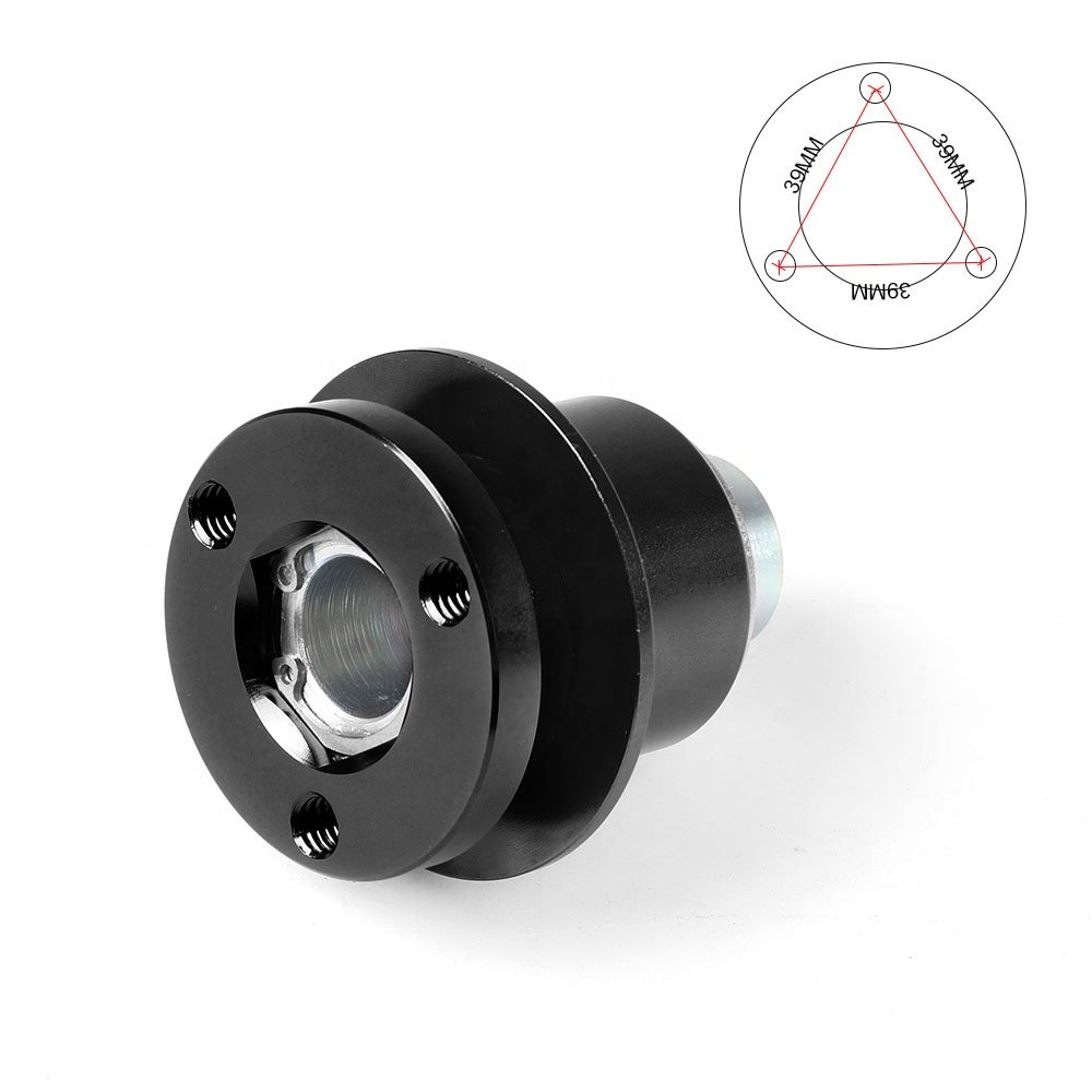 Universal Aluminum Alloy 360 Degree Car Steering Wheel Quick Release Disconnect Hub Adapter Snap Off