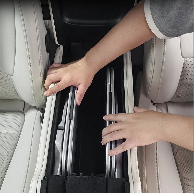 Business Car Interior Accessories with Armrest Box Hidden Folding Table