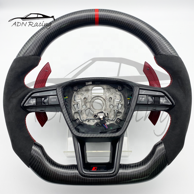 2020+ For AUDI C8 A6 S6 RS6 A7 S7 RS7 Carbon Fiber Steering Wheel