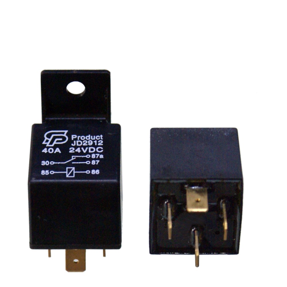 Automotive Car Relay 28x28x25.5mm 40A 30A (4 or 5 Pins) Universal 12V 24V 40A Rated Isolation Current Car Relay
