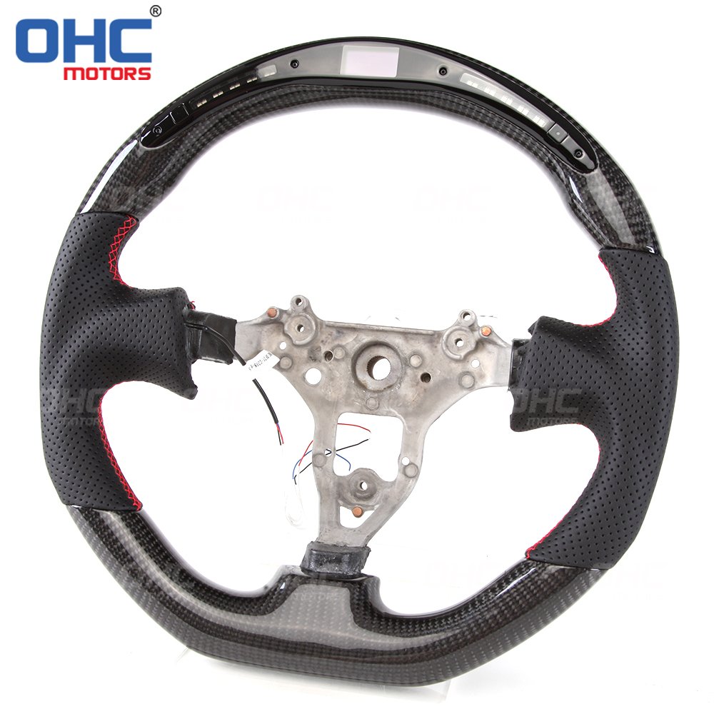 Custom LED Racing Car Steering Wheel for Nissan GTR R34 Carbon Fiber Steering Wheel
