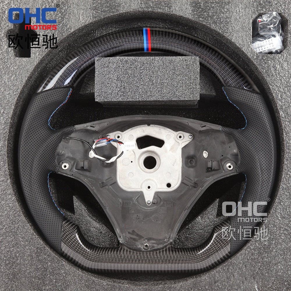 US Local Stock Carbon Fiber Steering Wheel E92 M3 For Bmw E92 335i 320i E90 E91 E93 Steering Wheel 2005 2006 2007 2008 2009 2010
