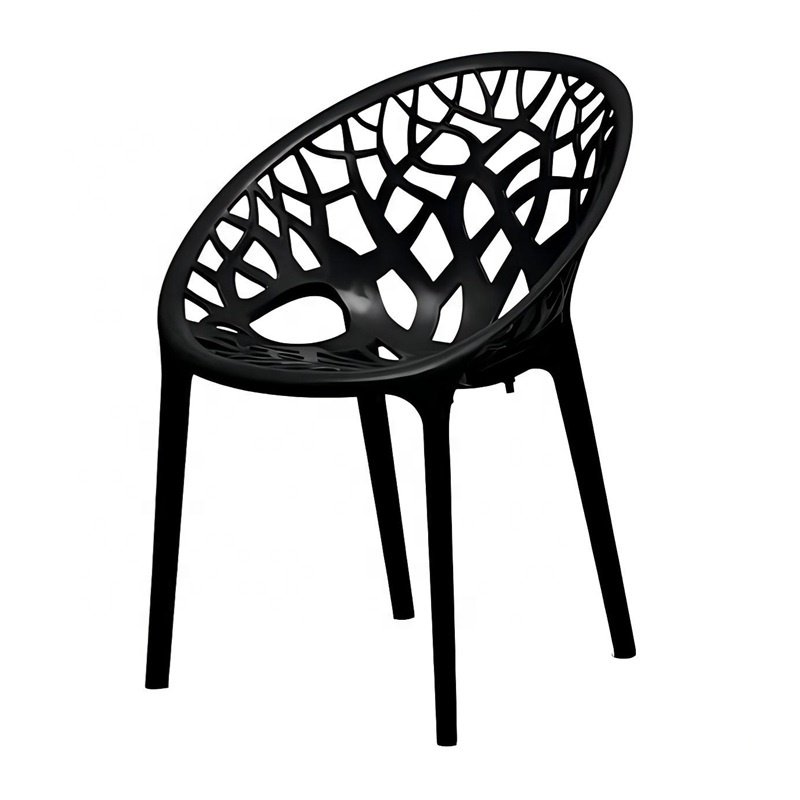 Made-In-China Outdoor Furniture Armrest Plastic Chair for Coffee House Garden Patios Balconies