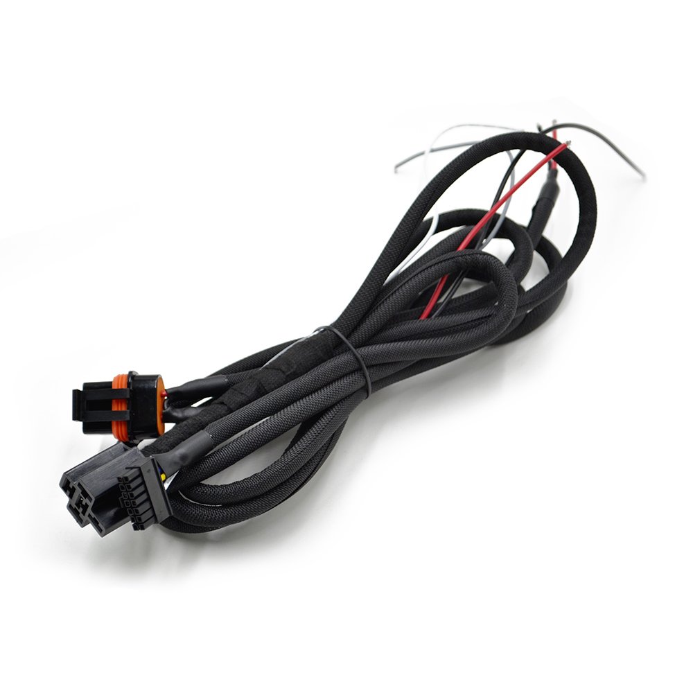 Universal Auto Low Beam Wire Harness With Heavy Duty Relay And Fuse For Car Light Modification