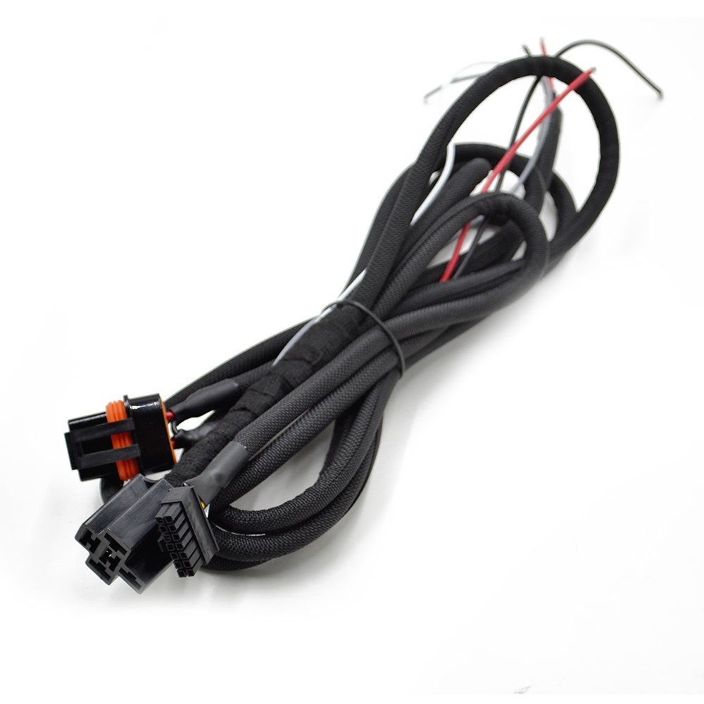 Universal Auto Low Beam Wire Harness With Heavy Duty Relay And Fuse For Car Light Modification