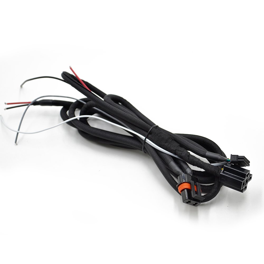 Universal Auto Low Beam Wire Harness With Heavy Duty Relay And Fuse For Car Light Modification