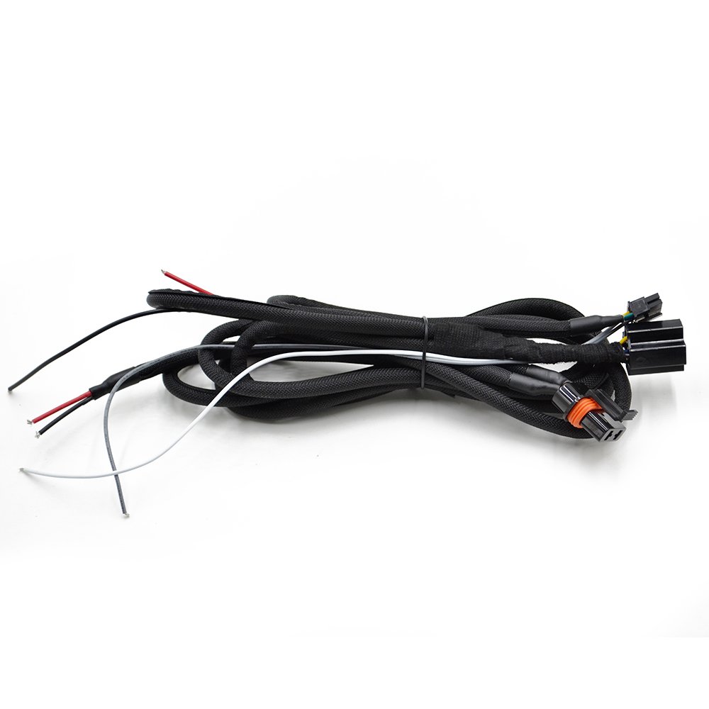 Universal Auto Low Beam Wire Harness With Heavy Duty Relay And Fuse For Car Light Modification