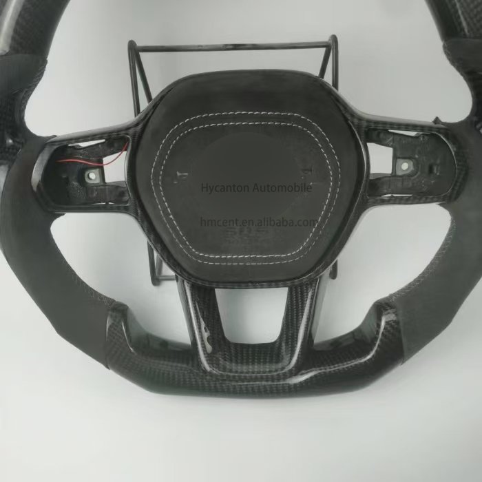 Hot selling Retrofit High forging carbon fiber Alcantara car Steering Wheel For Honda Civic 11th gen Steering Wheel