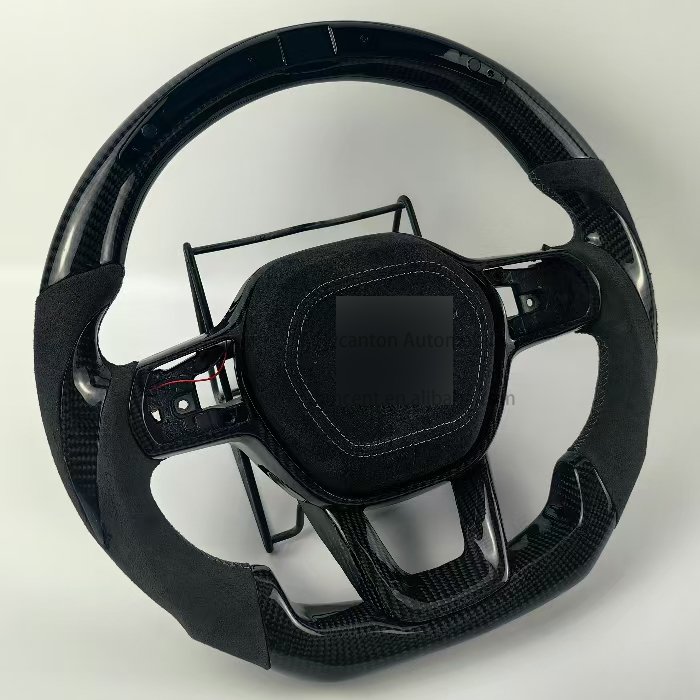 Hot selling Retrofit High forging carbon fiber Alcantara car Steering Wheel For Honda Civic 11th gen Steering Wheel