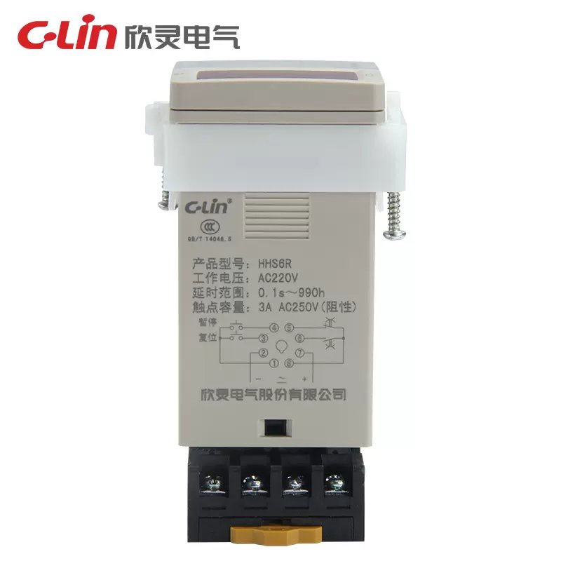 New and Original C-Lin Digital Display Double Delay Cycle Time Relay HHS6R HHS6R-2 HHS6-1(DH48S) HHS6N-2 AC380V AC220V DC24V