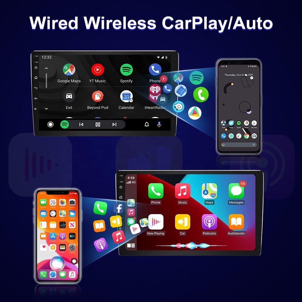 Android13 4+64GB Wireless CarPlay Android Auto For Toyota Venza 2008-2016 Car Stereo Radio GPS Wifi