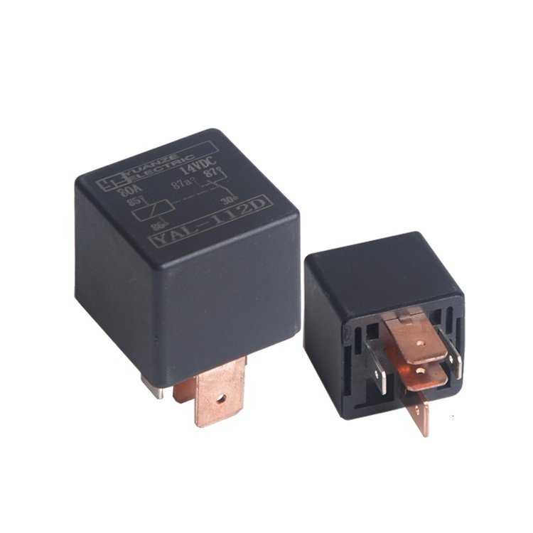 Yuanze YAL 80A Micro Auto Relay HFV7 Load 70A/80A 14VDC 4pins Relay Sanyou 1a 1c Automotive Control Relay