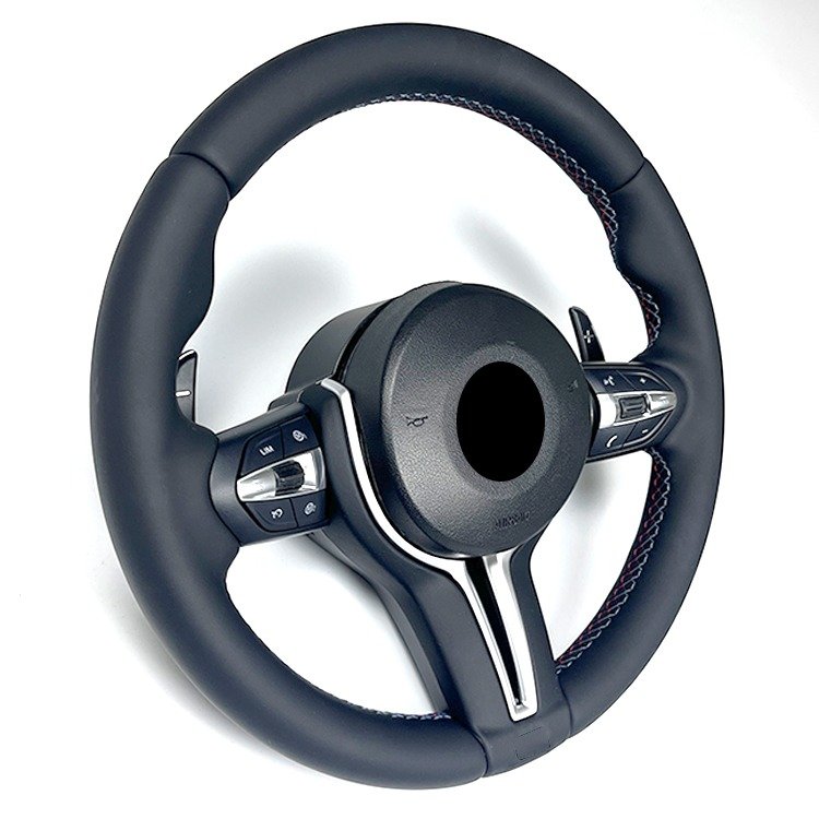 Customize Multi-function Leather Steering Wheel For BMW 1-7 series F20 F22 F30 F32 F07 F06 F01 Racing Car Steering Wheel