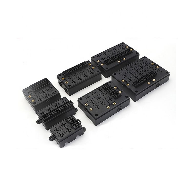 Auto 12V Car Relay Box / Fuse Boxes Automotive Fuse Holder for Sale