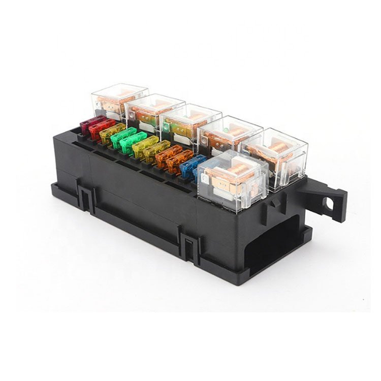 Auto 12V Car Relay Box / Fuse Boxes Automotive Fuse Holder for Sale