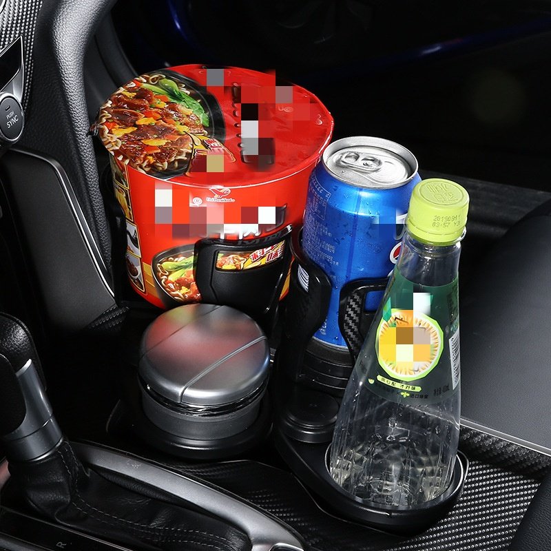 New Life Multifunctional Car Cup Holder Dual Cup Stand Adjustable Auto Accessories Interior Drinking Organizer Armrest Box
