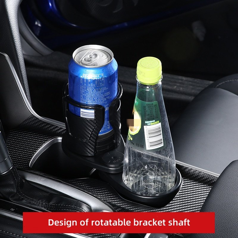New Life Multifunctional Car Cup Holder Dual Cup Stand Adjustable Auto Accessories Interior Drinking Organizer Armrest Box