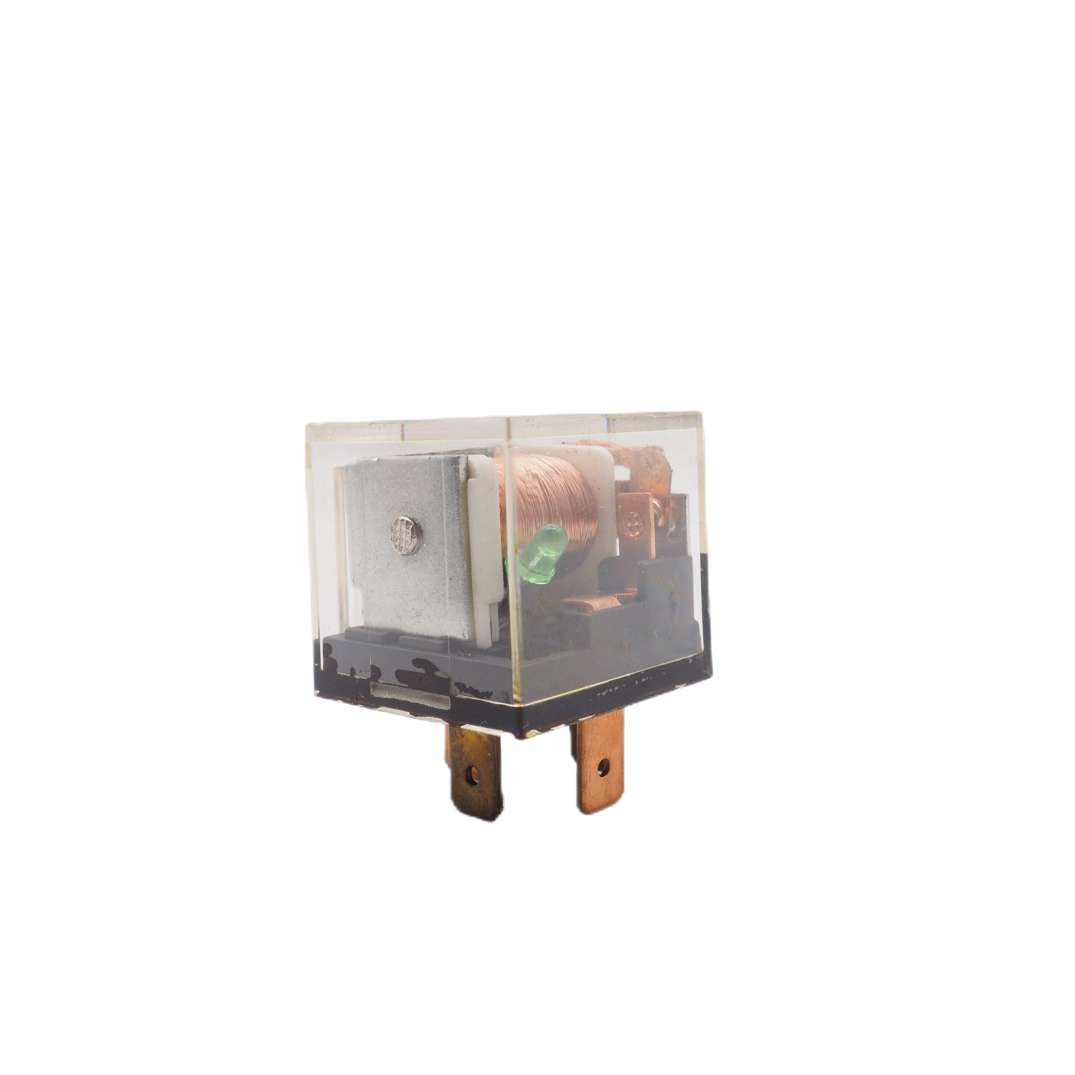 12V 4 Pin 4P 80A Car Auto Relay Transparent With LED Green Light Automotive Waterproof Long Life for Vehicle