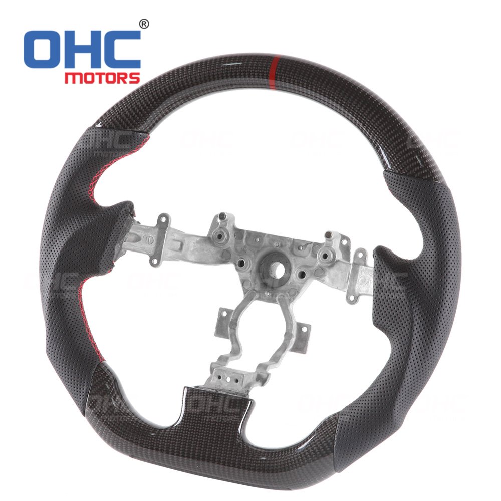 Customized design Carbon Fiber Steering Wheel fit for Nissan GTR R35 Skyline exhaust OHC Motors