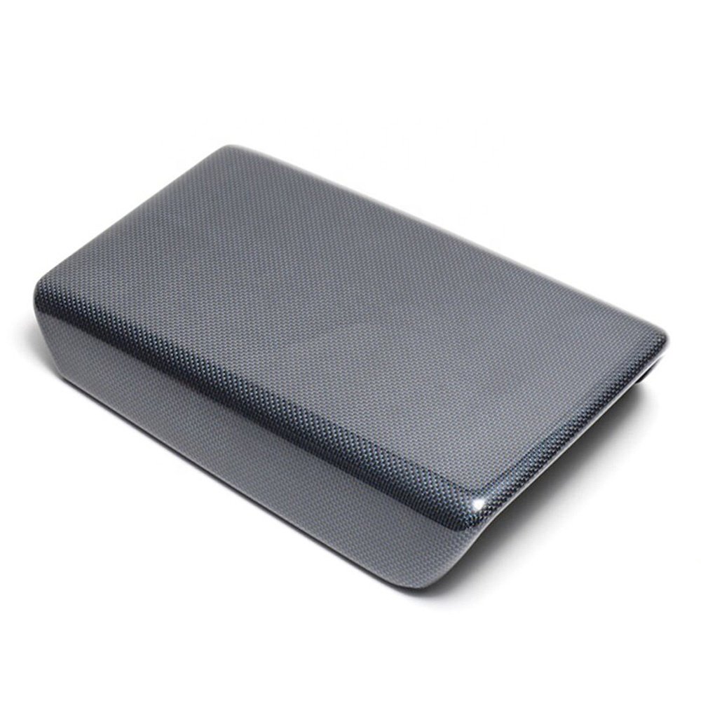 For Tesla Model 3 Inner Center Storage Trim Real Carbon Fiber Armrest Box Cover