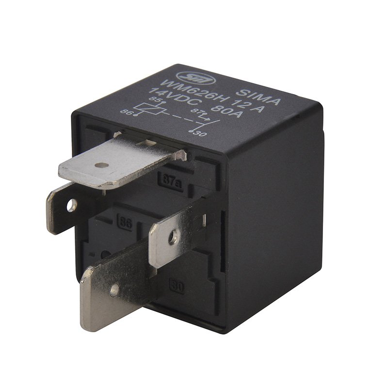 Auto Relays 4/5 Pin NO/NC Automotive Relay Car PCB Relays with Brackets 80A WM626H