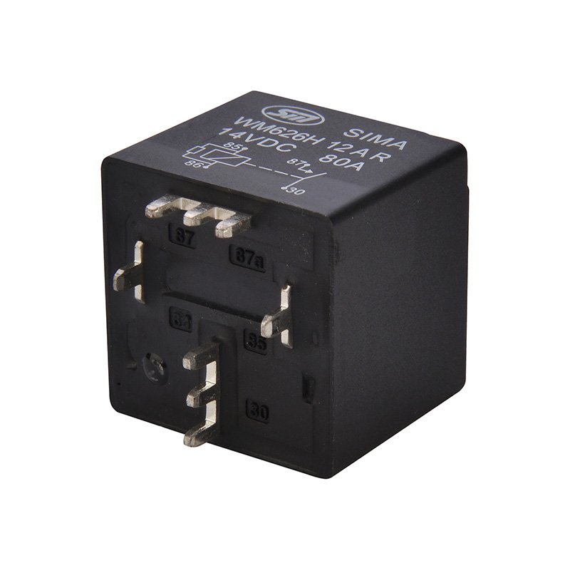 Auto Relays 4/5 Pin NO/NC Automotive Relay Car PCB Relays with Brackets 80A WM626H