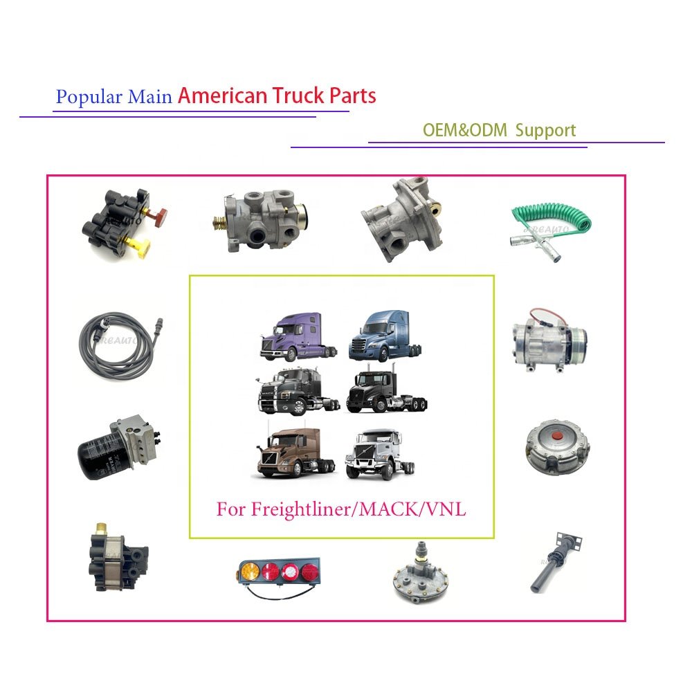 WA229635 KN20001 TW-1 Control Valve /Relay Valve for Mack Vnl Freightliner Heavy Duty AMERICAN Truck Trailer Spare Parts