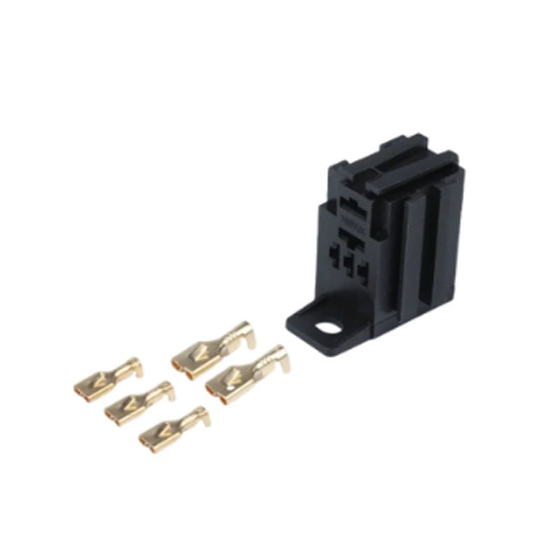 Micro Automotive Socket 5 Pin Wires Harness Mini Socket Relay 12v Car Relay for Automobile