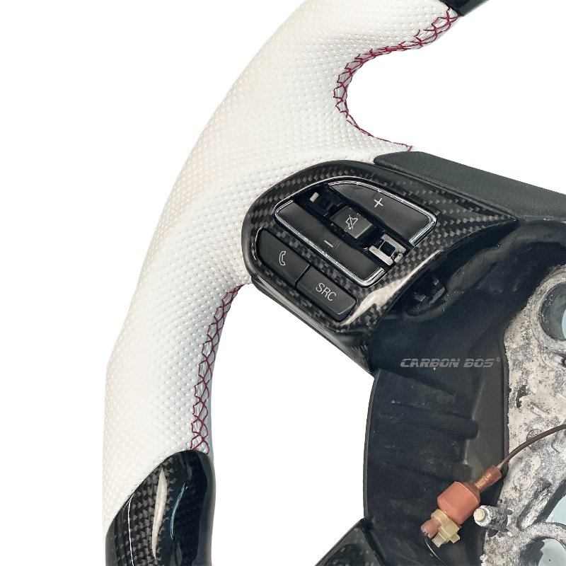 Carbon fiber steering wheel suitable for MG5 MG6 HS ZS car steering wheel