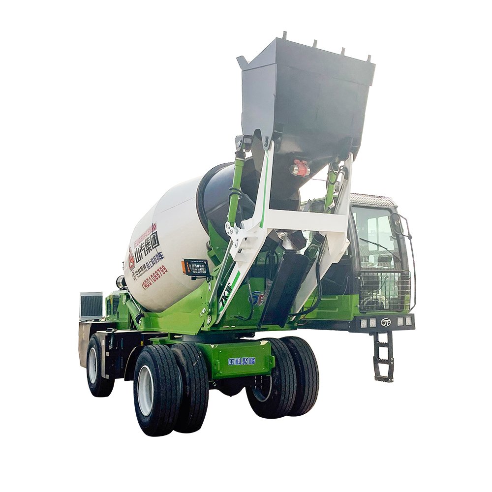 China Mobile Auto Mixer Concrete Machinery Self Loading Movil Diesel Concrete Mixer for Sale With Pump
