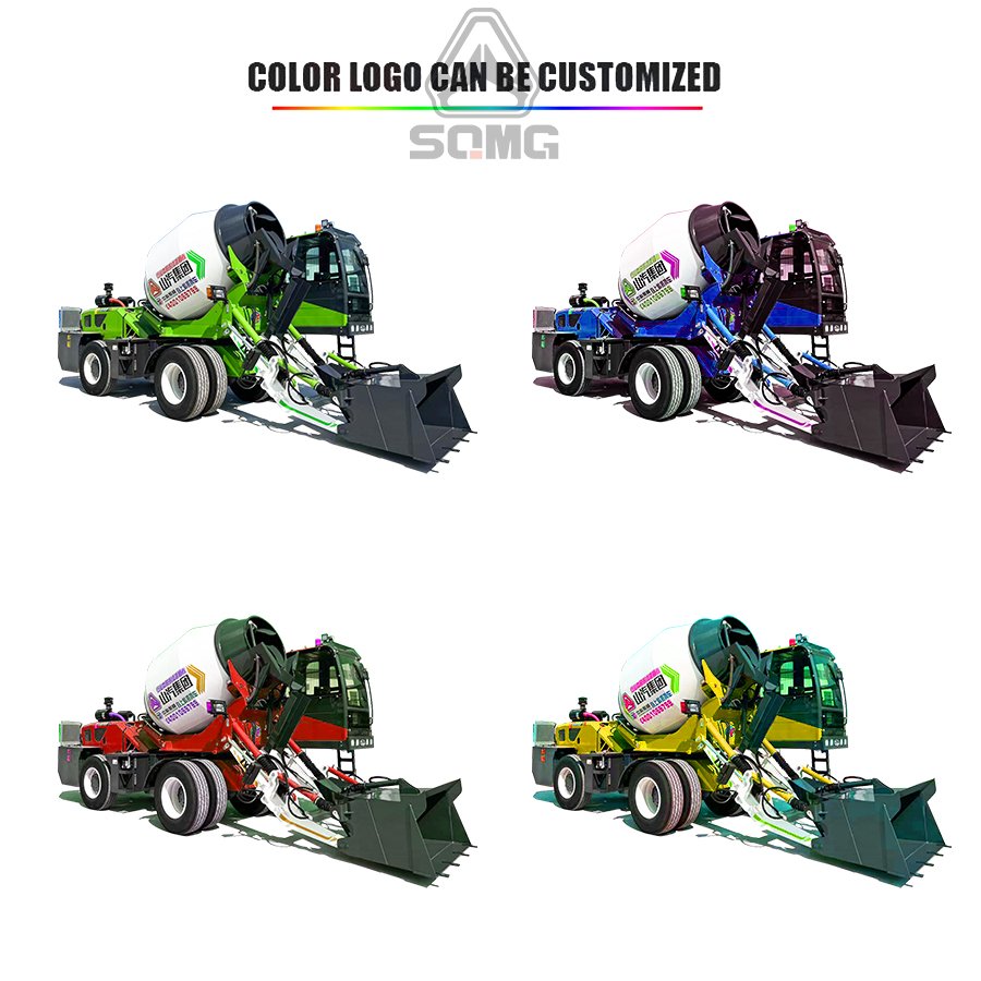 China Mobile Auto Mixer Concrete Machinery Self Loading Movil Diesel Concrete Mixer for Sale With Pump