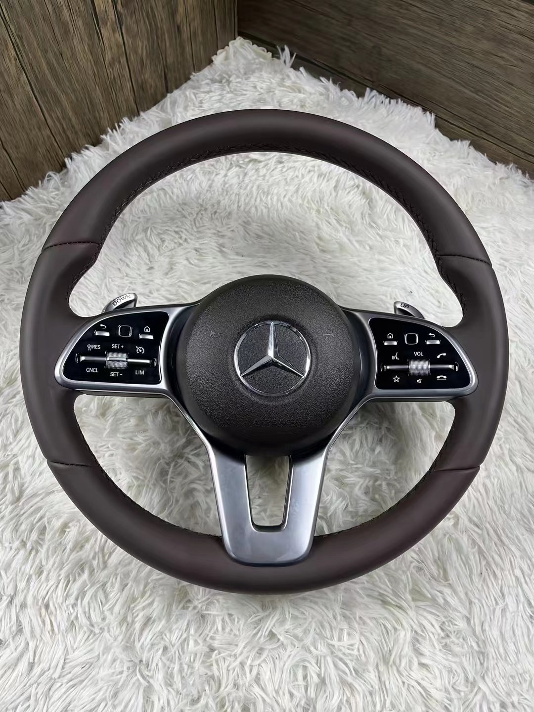 Car Accessories Custom Carbon Fiber Steering Wheel For Mercedes-Benz AMG