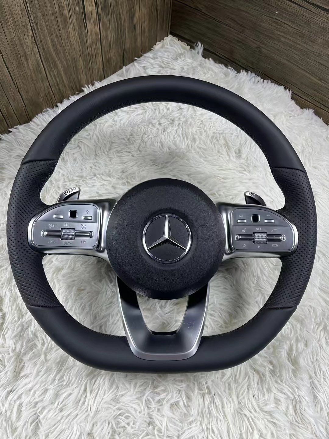 Car Accessories Custom Carbon Fiber Steering Wheel For Mercedes-Benz AMG