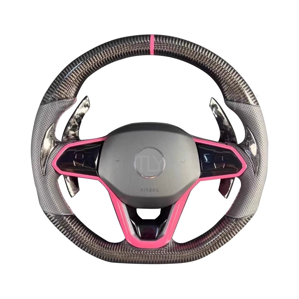 Car Steering Wheel for volkswagen VW Golf 8 golf8 mk7 mk8 gti 7r Steering Wheels for Volant Lenkrad Carbon Fiber Steering Wheel