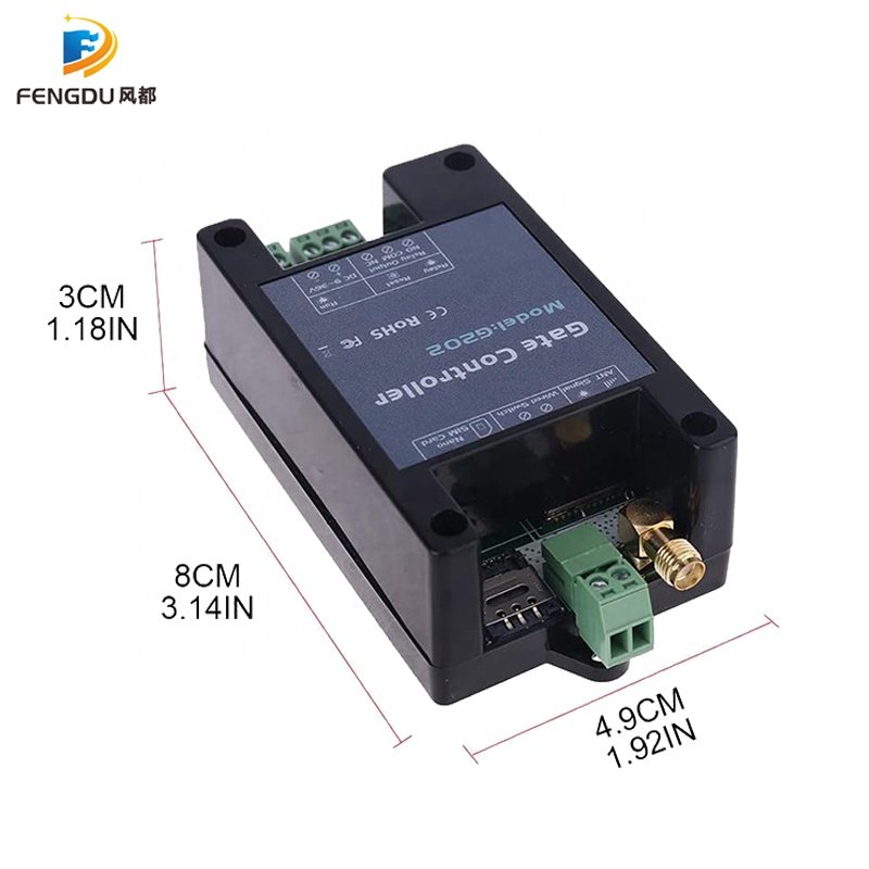 Free Call 850/900/1800/1900MHz Garage G202 Remote On/Off Control Access Door Opener Controller Relay Switch GSM Door Gate Opener