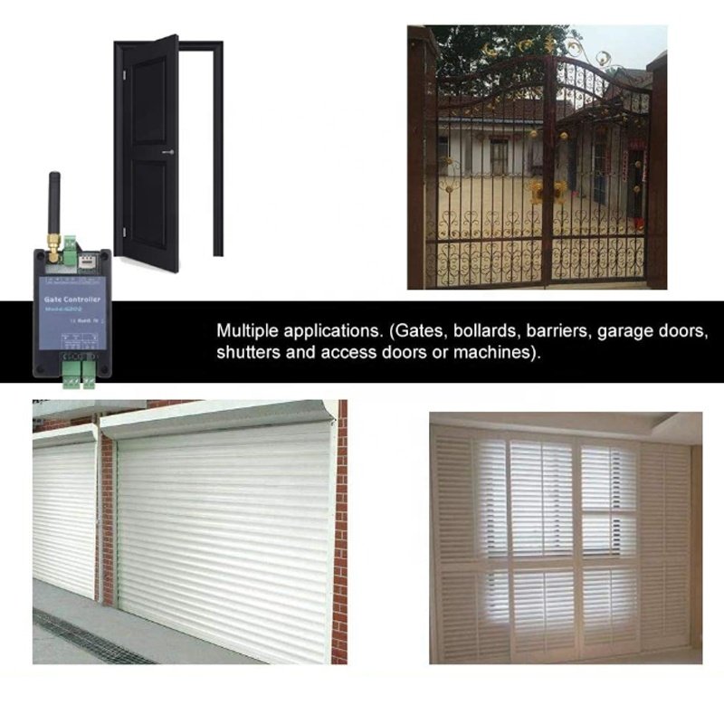 Free Call 850/900/1800/1900MHz Garage G202 Remote On/Off Control Access Door Opener Controller Relay Switch GSM Door Gate Opener