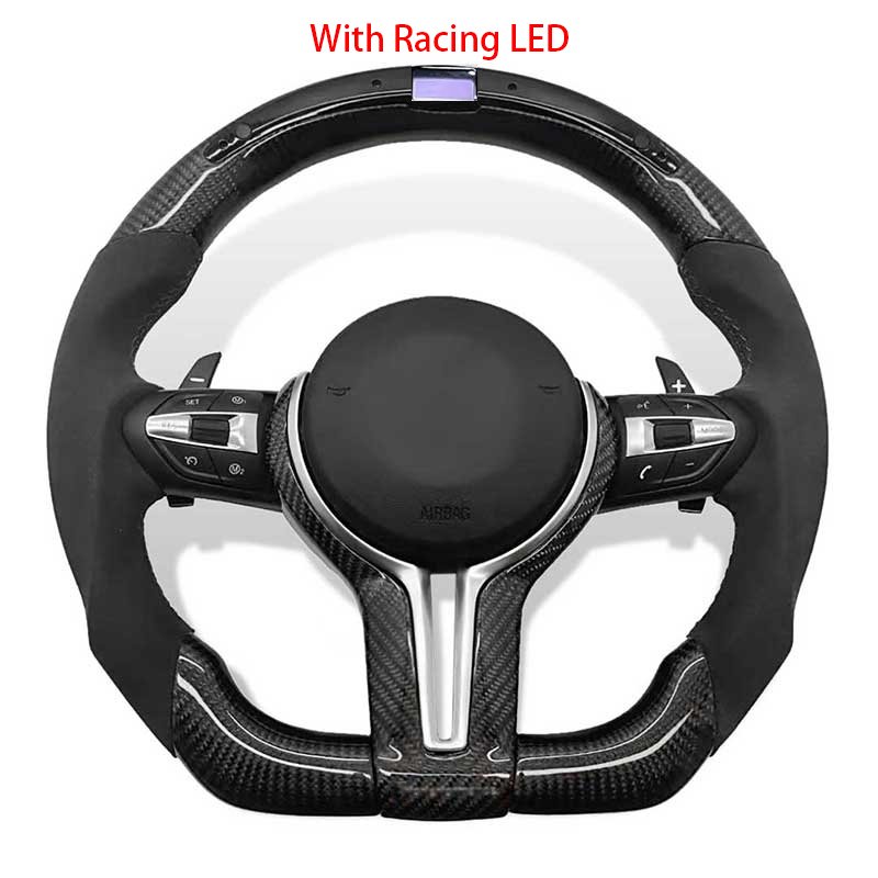 Carbon Fiber LED Car Steering Wheel For BMW M3 M6 F10 F20 F30 F11 F31 F21 F22 F25 F26 F15 F16 F32 F34 F35 F36 F80