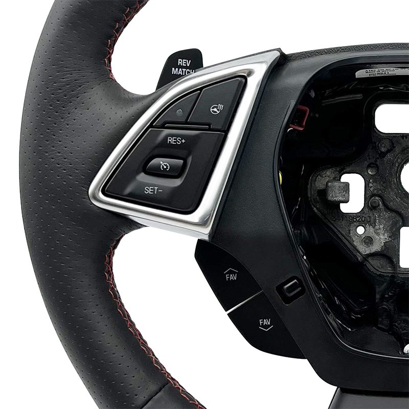 Custom leather modified steering wheel for Chevrolet Cosavi sports car ZC-KML-1