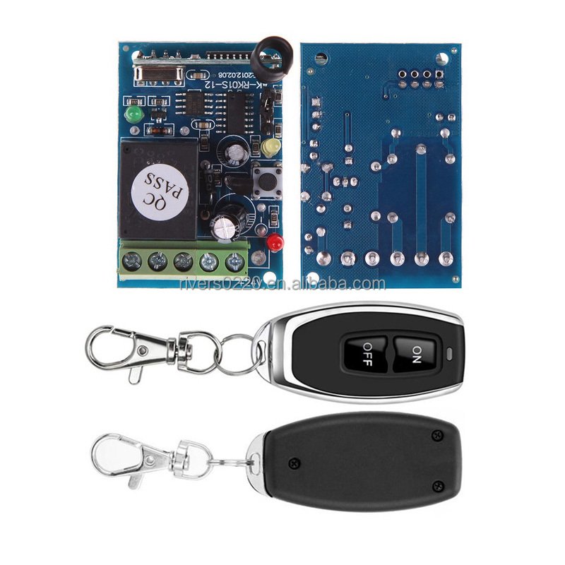 12V Wireless Remote Control Switches 433MHz 24 1CH Wireless RF Relay Remote Control Switch Receiver for Wireless Electronic Lock