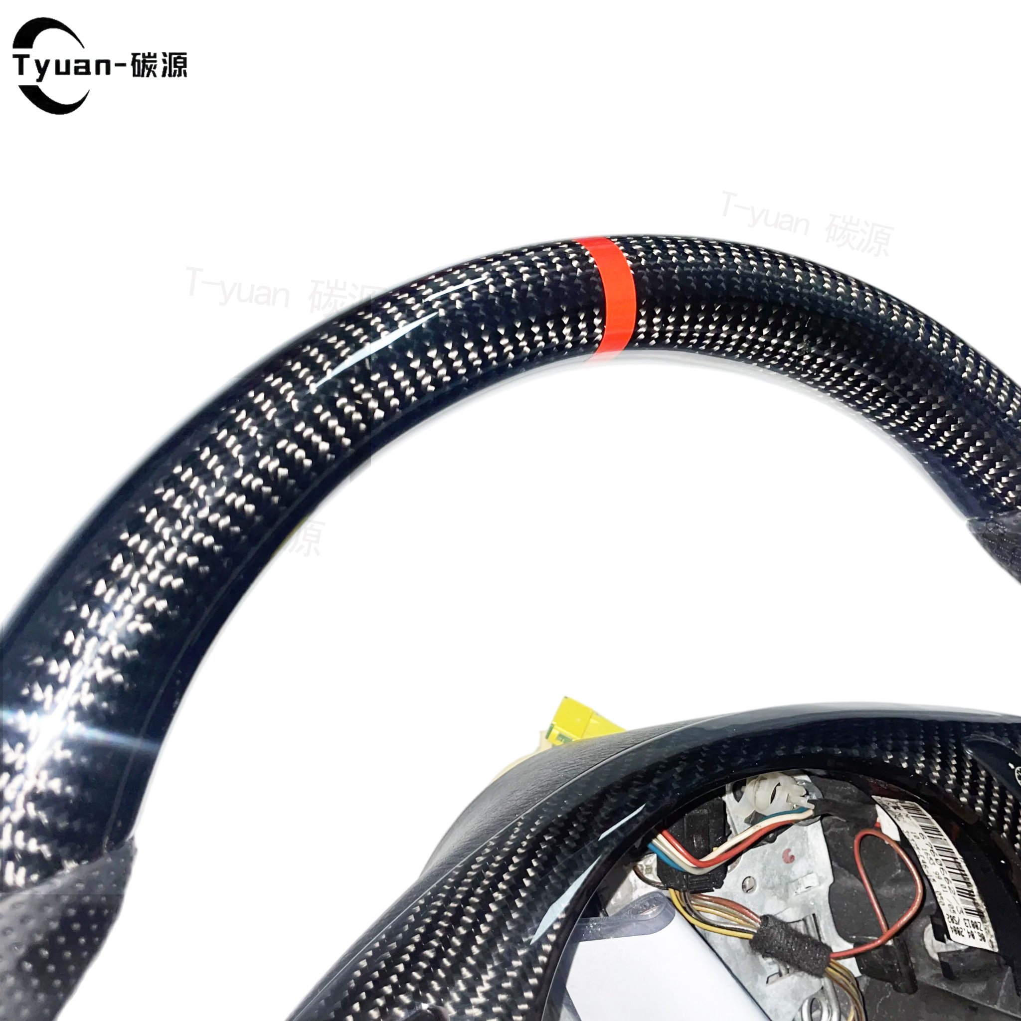 Custom Perforated Leather Carbon Fiber Steering Wheel For BMW E46 E53 M3 Car Steering Wheel