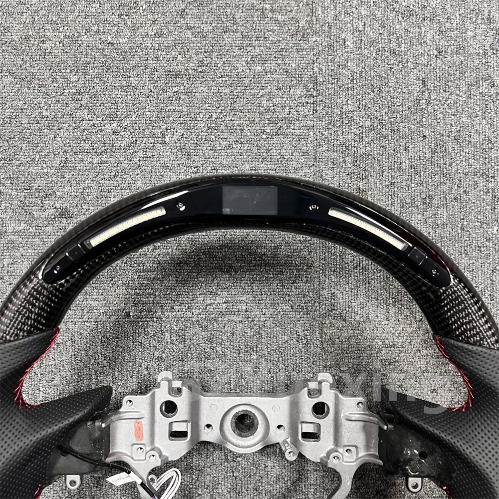LED Racing Car Steering Wheel For LEXUS LX 570 GS350 ES350 RX350 2016 2017 2018 2019 2020 Carbon Fibre Steering Wheel