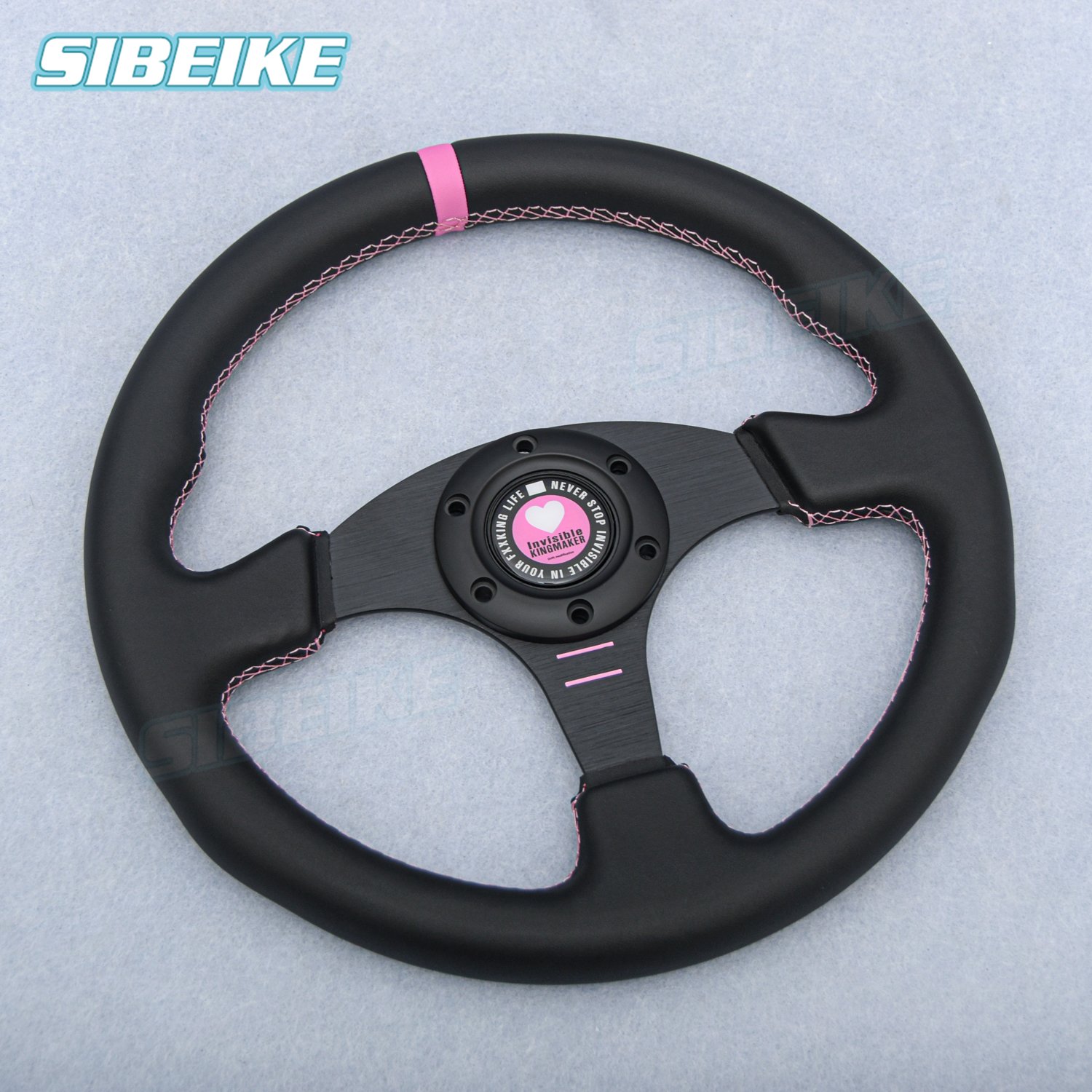 Ready to Ship 13Inch JDM Microfiber Leather Refit Steering Wheel Universal Sim Racing Sport Steering Wheel Auto Accessory