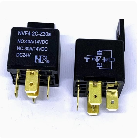 NVF4-2C-Z30a 12vdc 30a 5-pin One on and One off Automotive Relay