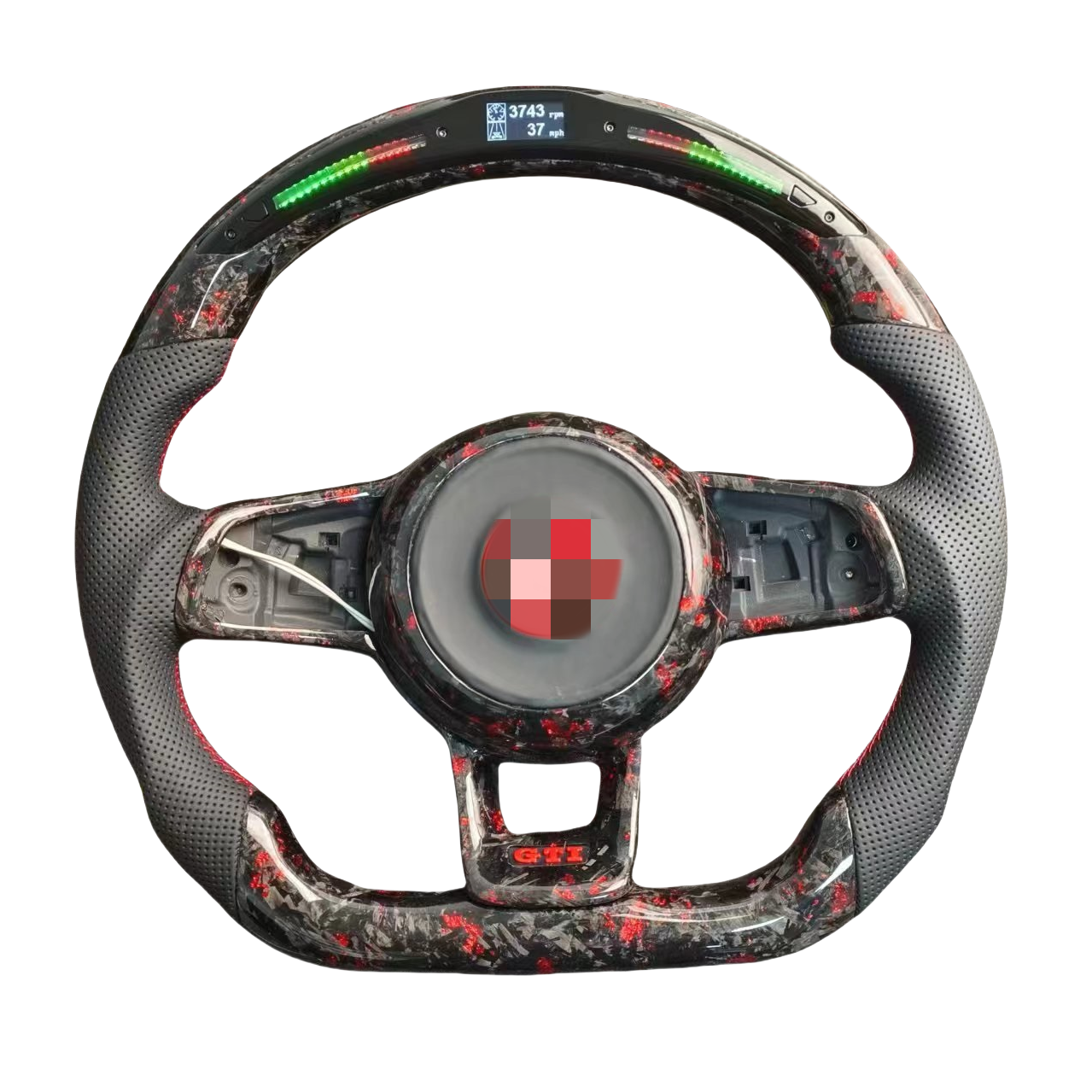 Car Steering Wheel For Volkswagen VW Golf 7 R golf7 mk7 GTI 7R Steering Wheels Volant Lenkrad Carbon Fiber