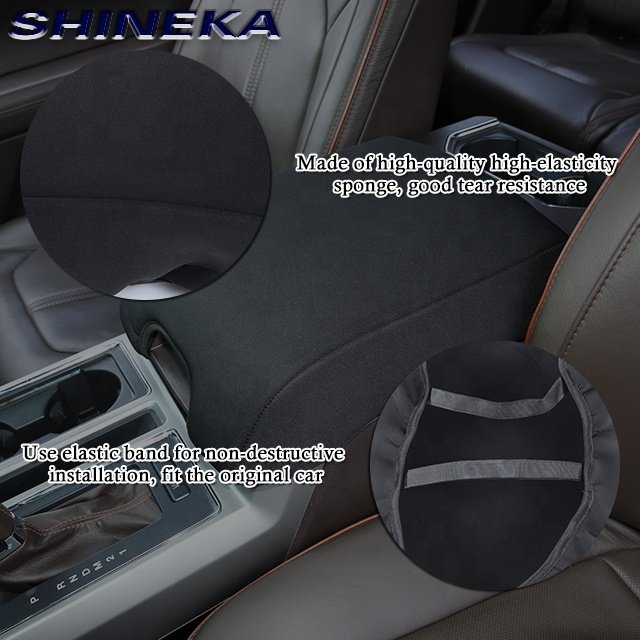 Hot Sale Car Interior Accessories Center Armrest Storage Box Decorative Cover for Ford F150 2015-2020